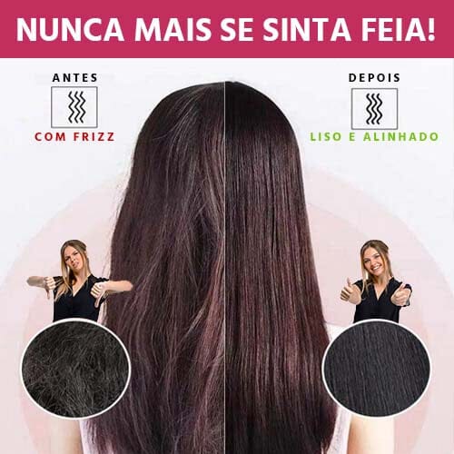 Escova de Cabelo Elétrica Alisadora